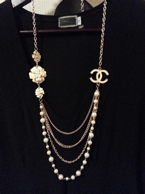 chanel necklace classic|chanel necklace catalog.